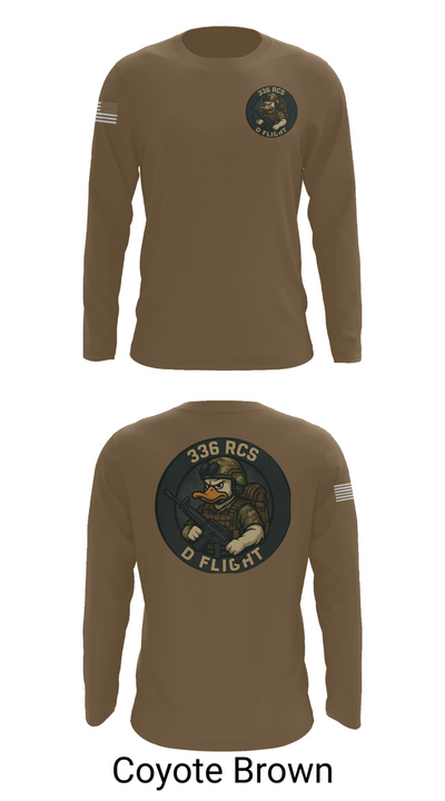 336 RCS D Flight 26202235 Long Sleeve Performance Shirt 6