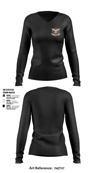 Womens Long Sleeve Vneck Shirt, RS Albany, Marines, Teamtime, Team time, sublimation, custom sports apparel, team uniforms, spirit wear, spiritwear, sports uniforms, custom shirts, team store, custom team store, fundraiser sports, apparel fundraiser