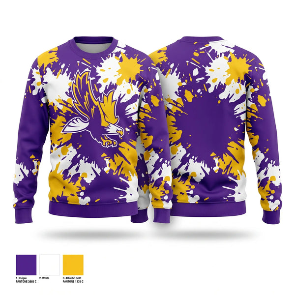 Crew Neck Sweatshirt, Eaton Basketball, Men's Basketball, Teamtime, Team time, sublimation, custom sports apparel, team uniforms, spirit wear, spiritwear, sports uniforms, custom shirts, team store, custom team store, fundraiser sports, apparel fundraiser