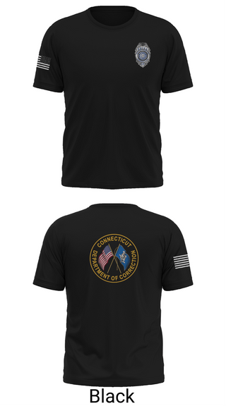Short Sleeve Performance Shirt, Connecticut Department of Corrections, Police, Teamtime, Team time, sublimation, custom sports apparel, team uniforms, spirit wear, spiritwear, sports uniforms, custom shirts, team store, custom team store, fundraiser sports, apparel fundraiser