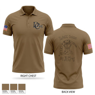 Short Sleeve Performance Polo, USS DONALD COOK, Navy, Teamtime, Team time, sublimation, custom sports apparel, team uniforms, spirit wear, spiritwear, sports uniforms, custom shirts, team store, custom team store, fundraiser sports, apparel fundraiser