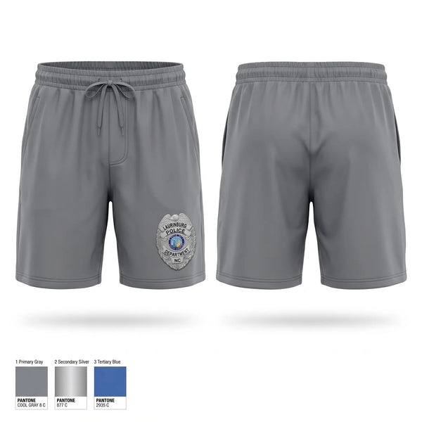 Athletic Shorts With Pockets, LAURINBURG POLICE DEPARTMENT, Police, Teamtime, Team time, sublimation, custom sports apparel, team uniforms, spirit wear, spiritwear, sports uniforms, custom shirts, team store, custom team store, fundraiser sports, apparel fundraiser