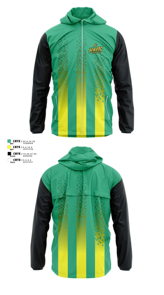 Windbreaker, AC Havoc, Baseball, Teamtime, Team time, sublimation, custom sports apparel, team uniforms, spirit wear, spiritwear, sports uniforms, custom shirts, team store, custom team store, fundraiser sports, apparel fundraiser