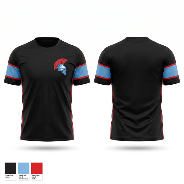 Soft Poly Tee Cotton Like Feel, Spartans, , Teamtime, Team time, sublimation, custom sports apparel, team uniforms, spirit wear, spiritwear, sports uniforms, custom shirts, team store, custom team store, fundraiser sports, apparel fundraiser