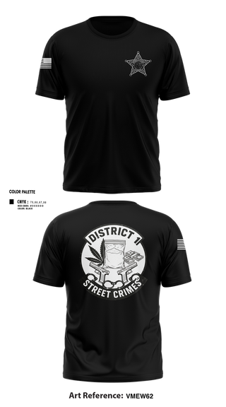 Short Sleeve Performance Shirt, District I Street Crimes, Police, Teamtime, Team time, sublimation, custom sports apparel, team uniforms, spirit wear, spiritwear, sports uniforms, custom shirts, team store, custom team store, fundraiser sports, apparel fundraiser