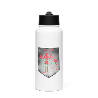 8121 67083277 Stainless Steel Water Bottle with a Straw Lid