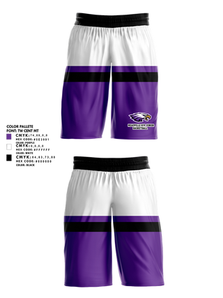 Womens Basketball Shorts, Meadville R-IV Junior High School Basketball, Women's Basketball, Teamtime, Team time, sublimation, custom sports apparel, team uniforms, spirit wear, spiritwear, sports uniforms, custom shirts, team store, custom team store, fundraiser sports, apparel fundraiser