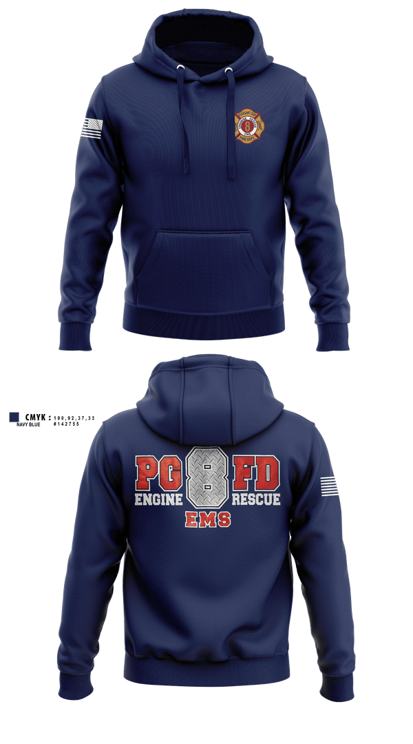 Hoodie, Pleasant Gap Fire Company, EMS/EMT, Teamtime, Team time, sublimation, custom sports apparel, team uniforms, spirit wear, spiritwear, sports uniforms, custom shirts, team store, custom team store, fundraiser sports, apparel fundraiser