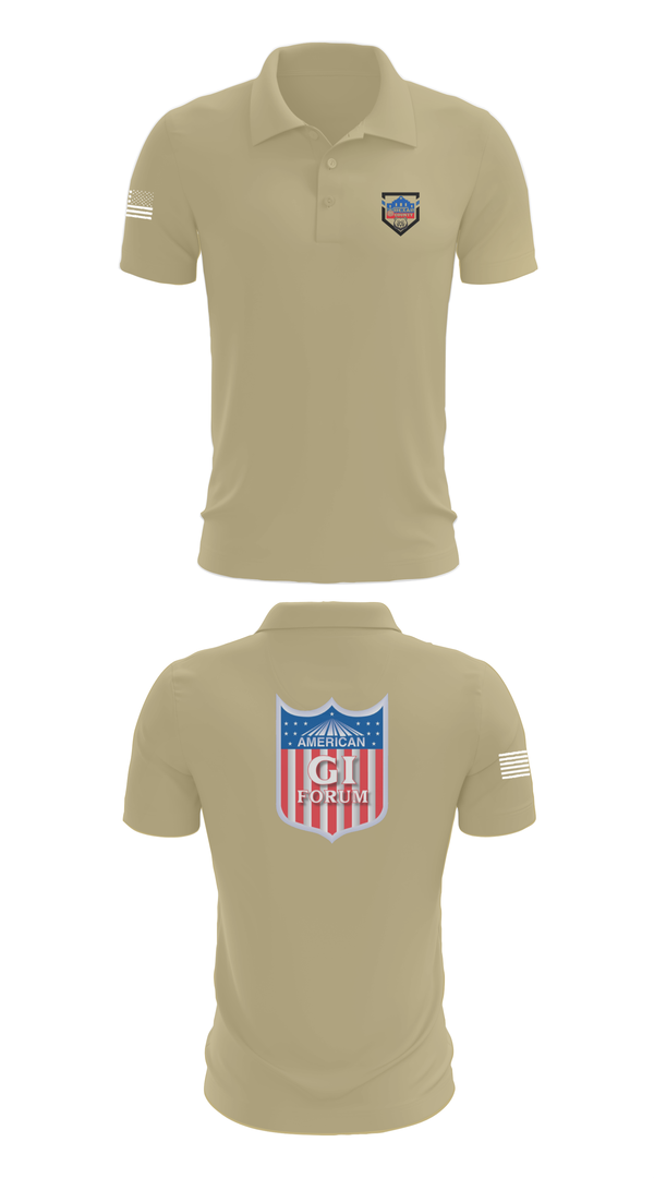Short Sleeve Performance Polo, Agif board, Army, Teamtime, Team time, sublimation, custom sports apparel, team uniforms, spirit wear, spiritwear, sports uniforms, custom shirts, team store, custom team store, fundraiser sports, apparel fundraiser