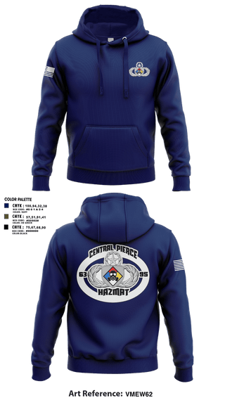 Hoodie, Central Pierce HazmatCentral Pierce Hazmat, Fire Department, Teamtime, Team time, sublimation, custom sports apparel, team uniforms, spirit wear, spiritwear, sports uniforms, custom shirts, team store, custom team store, fundraiser sports, apparel fundraiser