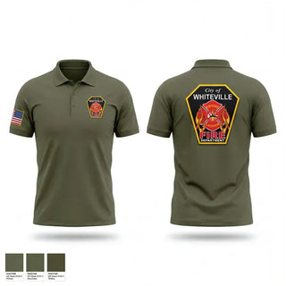 Short Sleeve Performance Polo, WHITEVILLE FIRE DEPARTMENT, Fire Department, Teamtime, Team time, sublimation, custom sports apparel, team uniforms, spirit wear, spiritwear, sports uniforms, custom shirts, team store, custom team store, fundraiser sports, apparel fundraiser