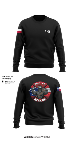 Crew Neck Sweatshirt, Goon 50, Fire Department, Teamtime, Team time, sublimation, custom sports apparel, team uniforms, spirit wear, spiritwear, sports uniforms, custom shirts, team store, custom team store, fundraiser sports, apparel fundraiser