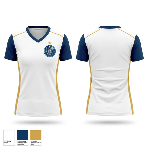 Womens Short Sleeve Vneck Shirt, Top Dogs, Men's Soccer, Teamtime, Team time, sublimation, custom sports apparel, team uniforms, spirit wear, spiritwear, sports uniforms, custom shirts, team store, custom team store, fundraiser sports, apparel fundraiser
