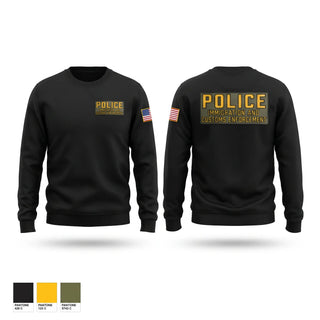 Crew Neck Sweatshirt, DHS/ICE, Police, Teamtime, Team time, sublimation, custom sports apparel, team uniforms, spirit wear, spiritwear, sports uniforms, custom shirts, team store, custom team store, fundraiser sports, apparel fundraiser