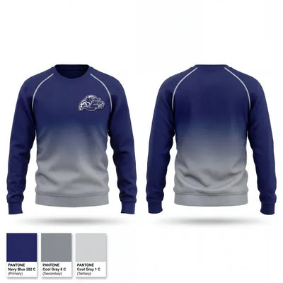 Pasquotank County Panthers 65448582 Crew Neck Sweatshirt - 1