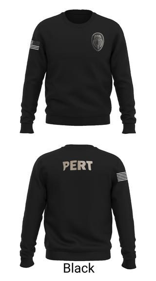 Crew Neck Sweatshirt, PERT, Police, Teamtime, Team time, sublimation, custom sports apparel, team uniforms, spirit wear, spiritwear, sports uniforms, custom shirts, team store, custom team store, fundraiser sports, apparel fundraiser