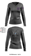WeAllWeGot~Family First 22026589 Women's Long Sleeve V-neck Shirt - 26