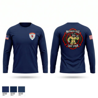 Long Sleeve Performance Shirt, Presque Isle Fire Department, Fire Department, Teamtime, Team time, sublimation, custom sports apparel, team uniforms, spirit wear, spiritwear, sports uniforms, custom shirts, team store, custom team store, fundraiser sports, apparel fundraiser