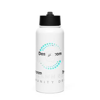 Quinn lawn care 50942493 Stainless Steel Water Bottle with a Straw Lid