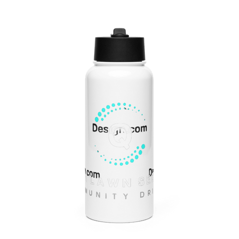 Quinn lawn care 50942493 Stainless Steel Water Bottle with a Straw Lid