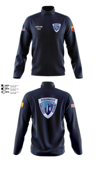 Fleece Jacket, Discovery ChalleNGe Academy, , Teamtime, Team time, sublimation, custom sports apparel, team uniforms, spirit wear, spiritwear, sports uniforms, custom shirts, team store, custom team store, fundraiser sports, apparel fundraiser