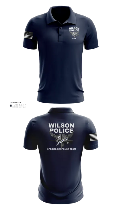 Wilson Police SRT 64370137 Short Sleeve Performance Polo - 22