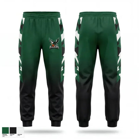 Sweatpants, Eagles, Men's Basketball, Teamtime, Team time, sublimation, custom sports apparel, team uniforms, spirit wear, spiritwear, sports uniforms, custom shirts, team store, custom team store, fundraiser sports, apparel fundraiser