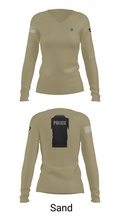 Nashville Police Department 22695418 Women's Long Sleeve V-neck Shirt - 92