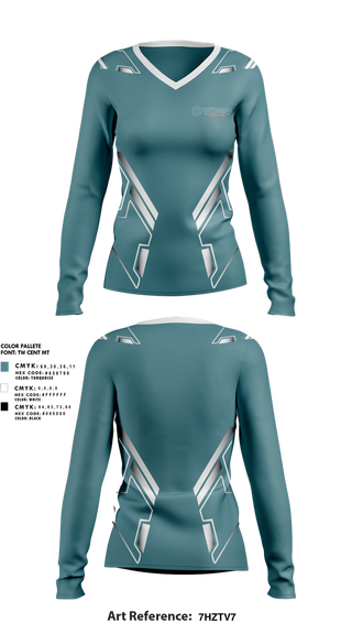 Womens Long Sleeve Vneck Shirt, Optimum Beach, Women's Volleyball, Teamtime, Team time, sublimation, custom sports apparel, team uniforms, spirit wear, spiritwear, sports uniforms, custom shirts, team store, custom team store, fundraiser sports, apparel fundraiser