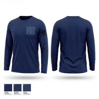 Long Sleeve Performance Shirt, Gregg Township Fire Department, Fire Department, Teamtime, Team time, sublimation, custom sports apparel, team uniforms, spirit wear, spiritwear, sports uniforms, custom shirts, team store, custom team store, fundraiser sports, apparel fundraiser