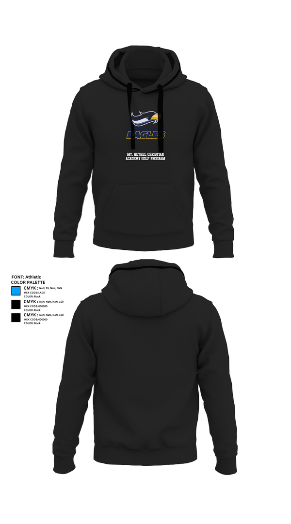 Hoodie, Mt. Bethel Christian Academy Golf Program, Golf, Teamtime, Team time, sublimation, custom sports apparel, team uniforms, spirit wear, spiritwear, sports uniforms, custom shirts, team store, custom team store, fundraiser sports, apparel fundraiser