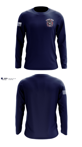 Long Sleeve Performance Shirt, Cy Creek Fire 23, Fire Department, Teamtime, Team time, sublimation, custom sports apparel, team uniforms, spirit wear, spiritwear, sports uniforms, custom shirts, team store, custom team store, fundraiser sports, apparel fundraiser