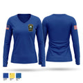 CBPD Women's Long Sleeve V-neck Shirt - 1