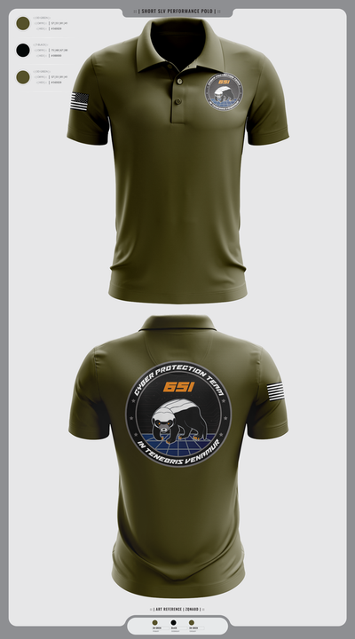 CPT3 31971916 Short Sleeve Performance Polo - 1