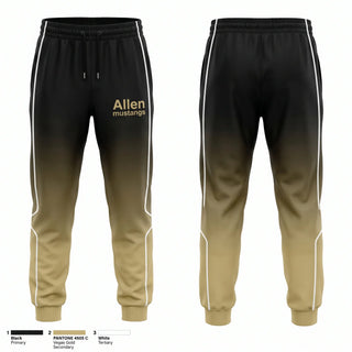 Sweatpants, Allen mustangs, Cheer, Teamtime, Team time, sublimation, custom sports apparel, team uniforms, spirit wear, spiritwear, sports uniforms, custom shirts, team store, custom team store, fundraiser sports, apparel fundraiser