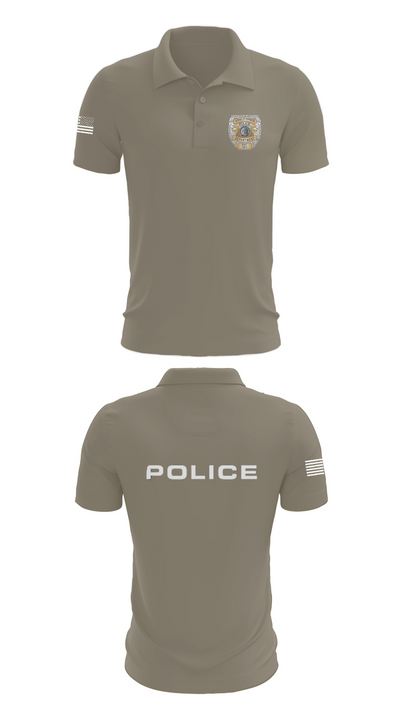 Vincennes Police Department 76255219 Short Sleeve Performance Polo - 64