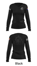 2112th Transportation Company 98320916 Women's Long Sleeve V-neck Shirt - 35