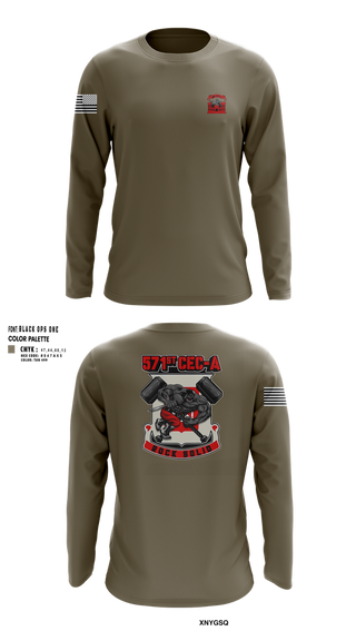 Long Sleeve Performance Shirt, , Army, Teamtime, Team time, sublimation, custom sports apparel, team uniforms, spirit wear, spiritwear, sports uniforms, custom shirts, team store, custom team store, fundraiser sports, apparel fundraiser