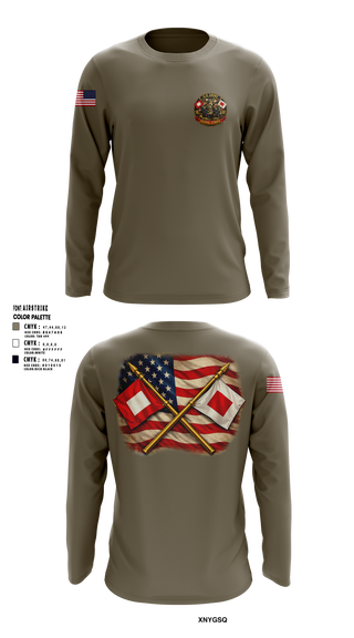 Long Sleeve Performance Shirt, 163 S6, Army, Teamtime, Team time, sublimation, custom sports apparel, team uniforms, spirit wear, spiritwear, sports uniforms, custom shirts, team store, custom team store, fundraiser sports, apparel fundraiser