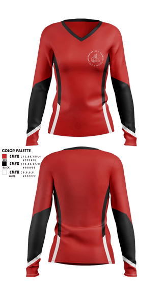 Womens Long Sleeve Vneck Shirt, Grantsville Girls Soccer, Women's Soccer, Teamtime, Team time, sublimation, custom sports apparel, team uniforms, spirit wear, spiritwear, sports uniforms, custom shirts, team store, custom team store, fundraiser sports, apparel fundraiser