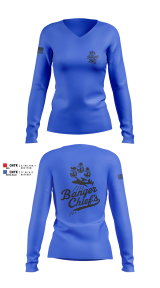 Womens Long Sleeve Vneck Shirt, VAW-117, , Teamtime, Team time, sublimation, custom sports apparel, team uniforms, spirit wear, spiritwear, sports uniforms, custom shirts, team store, custom team store, fundraiser sports, apparel fundraiser