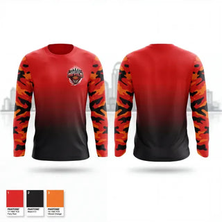 Long Sleeve Performance Shirt, Derby City Devils, Men's Basketball, Teamtime, Team time, sublimation, custom sports apparel, team uniforms, spirit wear, spiritwear, sports uniforms, custom shirts, team store, custom team store, fundraiser sports, apparel fundraiser