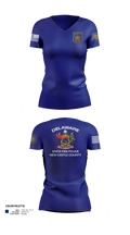 Delaware State Fire Polic 24767156 Women's Short Sleeve V-neck Shirt - 21