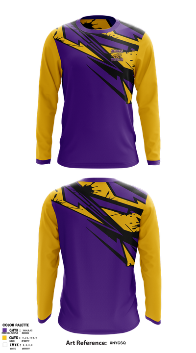 Johnson Abernathy Graetz High School Wrestling 80783925 Long Sleeve Performance Shirt 1