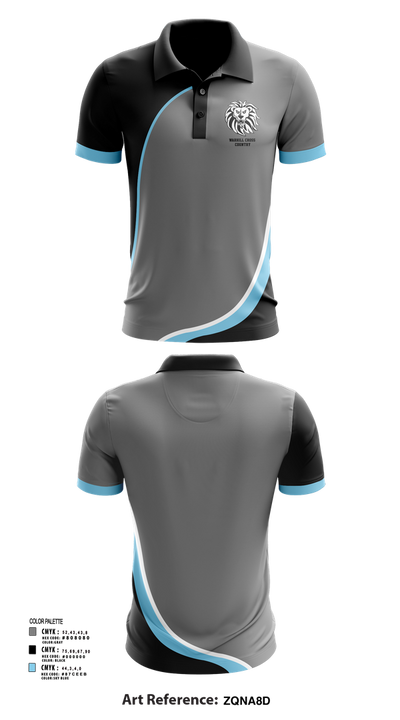 Warhill Cross Country 62657644 Short Sleeve Performance Polo - 51