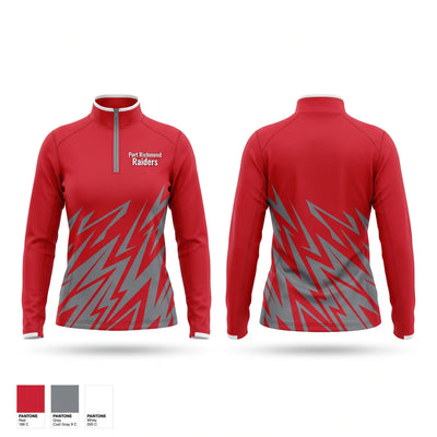 Port Richmond Raiders Quarter Zip Jacket - 1