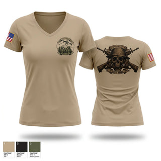 Womens Short Sleeve Vneck Shirt, 132nd mrbc, National Guard, Teamtime, Team time, sublimation, custom sports apparel, team uniforms, spirit wear, spiritwear, sports uniforms, custom shirts, team store, custom team store, fundraiser sports, apparel fundraiser
