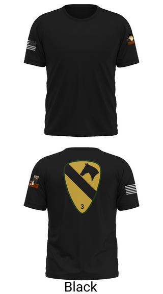 Short Sleeve Performance Shirt, 1st cav Div 3abct, , Teamtime, Team time, sublimation, custom sports apparel, team uniforms, spirit wear, spiritwear, sports uniforms, custom shirts, team store, custom team store, fundraiser sports, apparel fundraiser