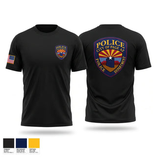 Short Sleeve Performance Shirt, Page Police, Police, Teamtime, Team time, sublimation, custom sports apparel, team uniforms, spirit wear, spiritwear, sports uniforms, custom shirts, team store, custom team store, fundraiser sports, apparel fundraiser