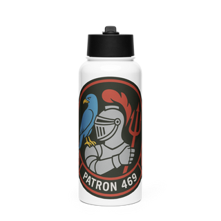 VP-469 14406491 Stainless Steel Water Bottle with a Straw Lid